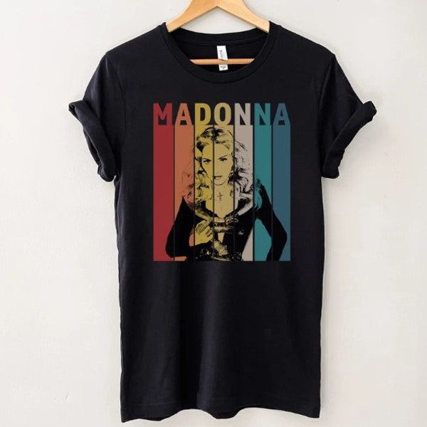 Madonna Retro Vintage T-Shirt, Madonna Shirt, Madonna Tank Top, Madonna Tour Shirt, Madonna Unisex Shirt, Madonna Tee, Madonna Sweatshirt