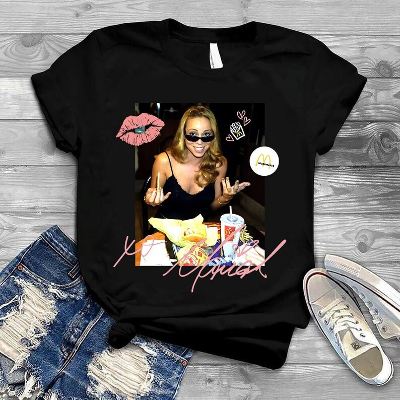 Mariah Carey Mcdonalds Tshirt, Mariah Carey Tank Top, Mariah Carey Sweatshirt, Mariah Carey