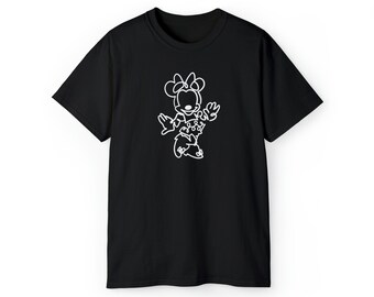 The Cutest Minnie Mouse Line Art Tee - Unisex
