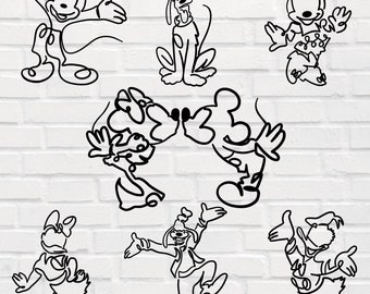 Mickey And Friends Digital Graphics