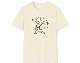The Cutest Mickey Mouse Line Art Tee - Unisex