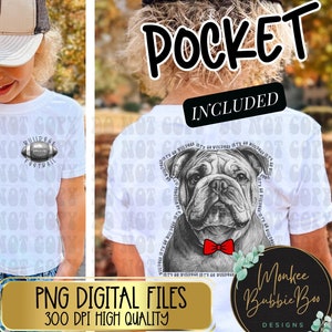 Bulldogs Png, High School Mascot, Bulldog PNG, Bulldog Football Png, Boy Shirt Design, Bulldog Sublimation, Bulldogs Png, Digital Download