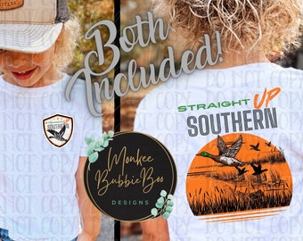 Southern Png, Boy Sublimation, Duck Png, Duck Hunting, Little Boy Sublimation, Boy T-Shirt Design, Mallard, Hunting, Digital Download