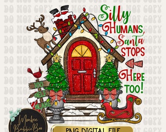 Elf House PNG, Santa Png, Sublimación de Navidad, Navidad PNG, Santa Sublimación, Polo Norte, Elf Png, Navidad, Png, Descarga Digital