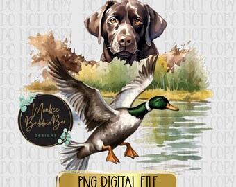 Hunting Png, Lab Png, Duck Hunting, Boy Png, Boy Sublimation, Hunting, Fishing, Little Boy Sublimation,Boy T-Shirt Design, Mallard, Digital