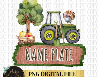 Placa de nombre de granja Png, Sublimación de niño, Tractor Png, País, Sublimación de niño pequeño, Diseño de camiseta de niño, Pngs de granja, Descarga digital de granero