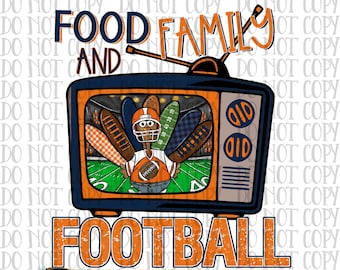Thanksgiving Game Day PNG, Cute Football PNG, Football PNG, Football Shirt Design, Sublimation Design, Digital Download, Instant Download