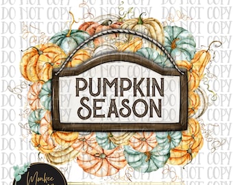 Pumpkin Season PNG, Fall PNG, Autumn png, Boho Fall Png, Pumpkin Png, Cute Fall Png, Fall Png Trendy, Fall Png Shirt Design,Digital Download