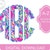 Posh Pretty Preppy Monogram Png, Monogram Alphabet Pack, Scallop ...