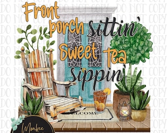 Southern Summer Png, Sweet Tea Png, Southern Sublimation, Summer Png, Sweet Tea, Southern T-Shirt Design, Preppy, Digital Download