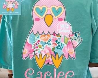 Preppy Eagles Shirt Design, Floral Eagles PNG, Eagle Mascot PNG, Eagles Sublimation Design,Eagles Game Day PNG, Preppy Eagle Mascot, Digital