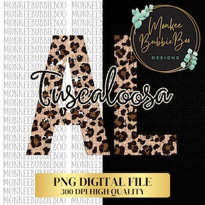 Leopard Print City State PNG, City & State PNGs, Custom City and State Sublimation, Personalized City and State PNG, Hometown Png, Digital