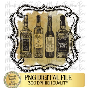 Country Music Liquor PNG, Whiskey Png, Country Music Png, Western Pngs, Liquor Sublimation, Funny Sublimation, Digital Download, Whiskey
