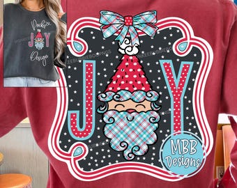 Preppy Santa PNG, Christmas Digital Download, Doodle Santa, Coquette Christmas, Joy PNG, Southern Christmas, Santa PNG, Santa Shirt Design