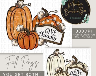 Pompoen PNG, herfst png, Thanksgiving png, bedankt png, schattige pompoen png, pompoen clipart, pompoen digitaal, herfst png, digitale download