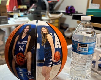 Desktop Mini 7" Personalized Basketball – Custom Keepsake Gift