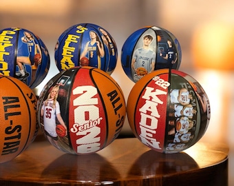 Balón de baloncesto personalizado de regalo para entrenador