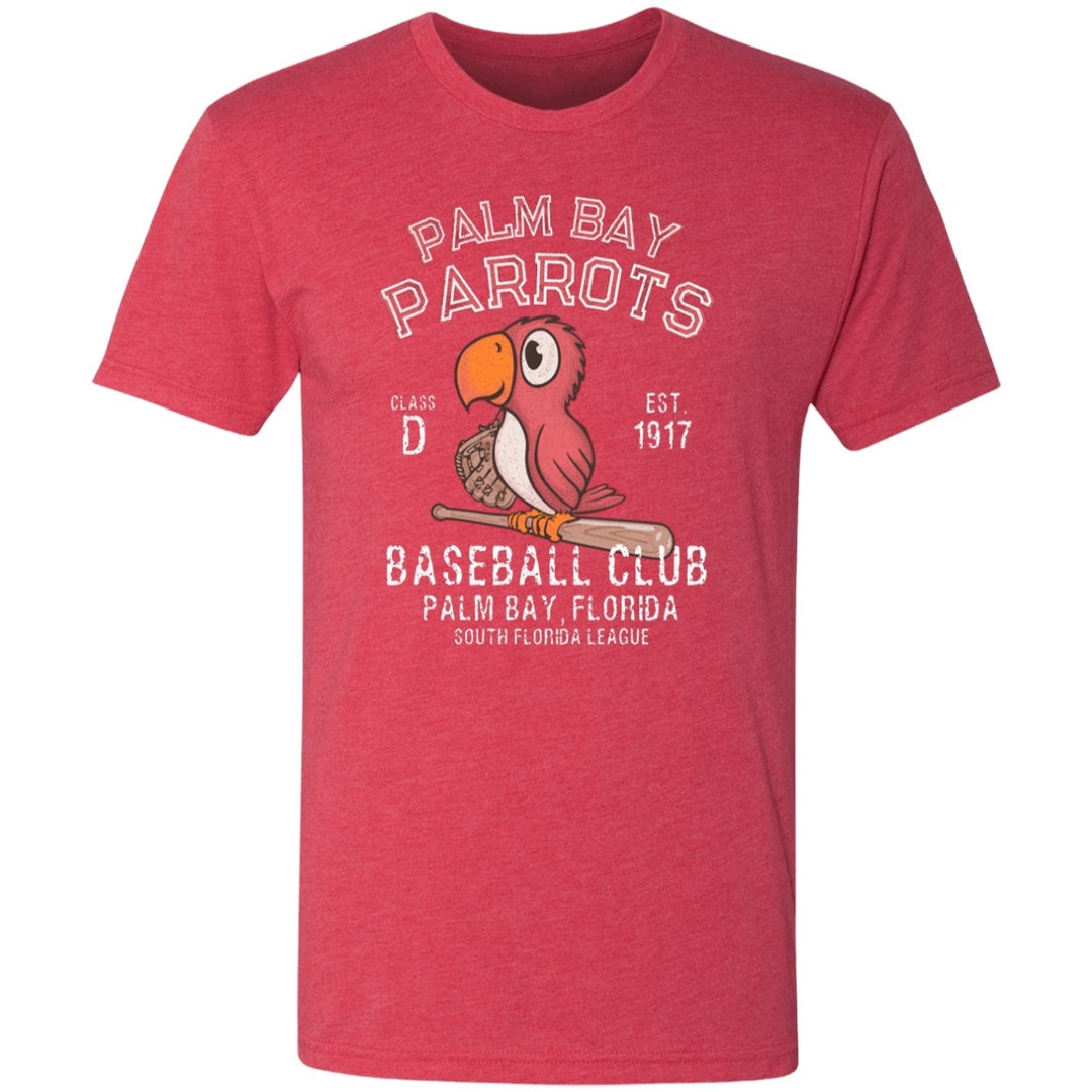 Retro Minor League Baseball Team Tshirt Palm Bay Parrots Etsy