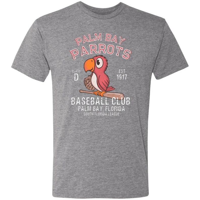 Retro Palm Bay Parrots Baseball Triblend T-shirt - Etsy