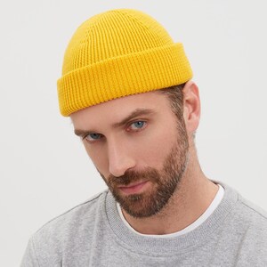Fisherman hat / Men beanie / Docker cap / Knit beanie  / Trendy knitted hats / Trawler hat