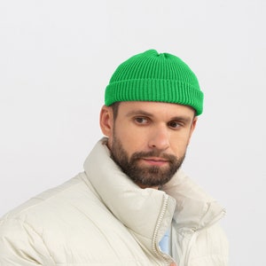 Fisherman beanie / Trawler hat / Docker cap / Knitted handmade hat