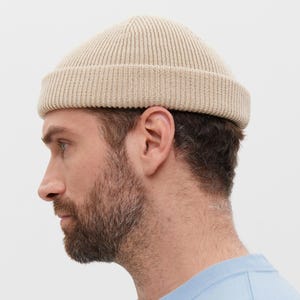 Fisherman Beanie - Knit Watch Cap for Men & Women, Soft Skullcap, Stylish men hats