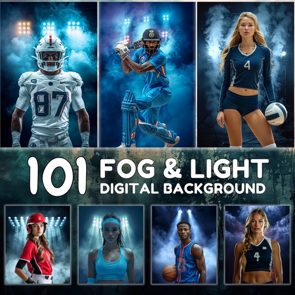 Sport Digital Backdrop Fog Light Background Spotlight Backgrounds Fog Sport Backgrounds Custom Photo Cards Background Sport Photo Background