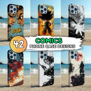 Anime Phone Case Design Sublimation Anime Phone Case iPhone Case Design Comics Phone Design Sublimation Bundle Anime Tough Case Designs