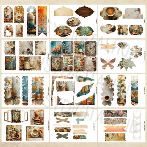 Coffee Junk Journal Printables Coffee Journal DIY Kit Latte Junk ...