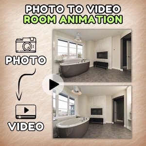 Room Animation from Photo Apartment Video from Photo Photo Animated Clip Real Estate Business Idea Animated Rooms Video from Photo