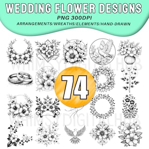 Ikona ślubu SVG Bundle Line Art ślubu SVG Oś czasu ślubu PNG Ręcznie rysowane wesele SVG Bundle Doodle Clipart ślubny + Licencja komercyjna