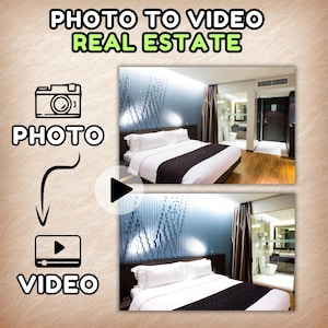 Real Estate Animation from Photo Apartment Video from Photo Photo Animated Clip Real Estate Business Idea Animated Rooms Video from Photo