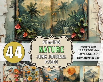Pages imprimables du journal Nature Junk : album vintage (téléchargement numérique)