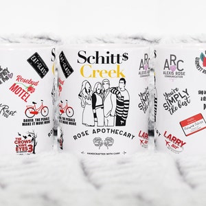 Schitts Creek Coffee Cup | Rose Apothecary | Moira Rose | Johnny Rose | David Rose | Large Coffee Mug | Ew David