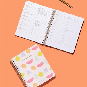 Undated 90-Day Planner - Monthly, Weekly, Daily - Time Blocking