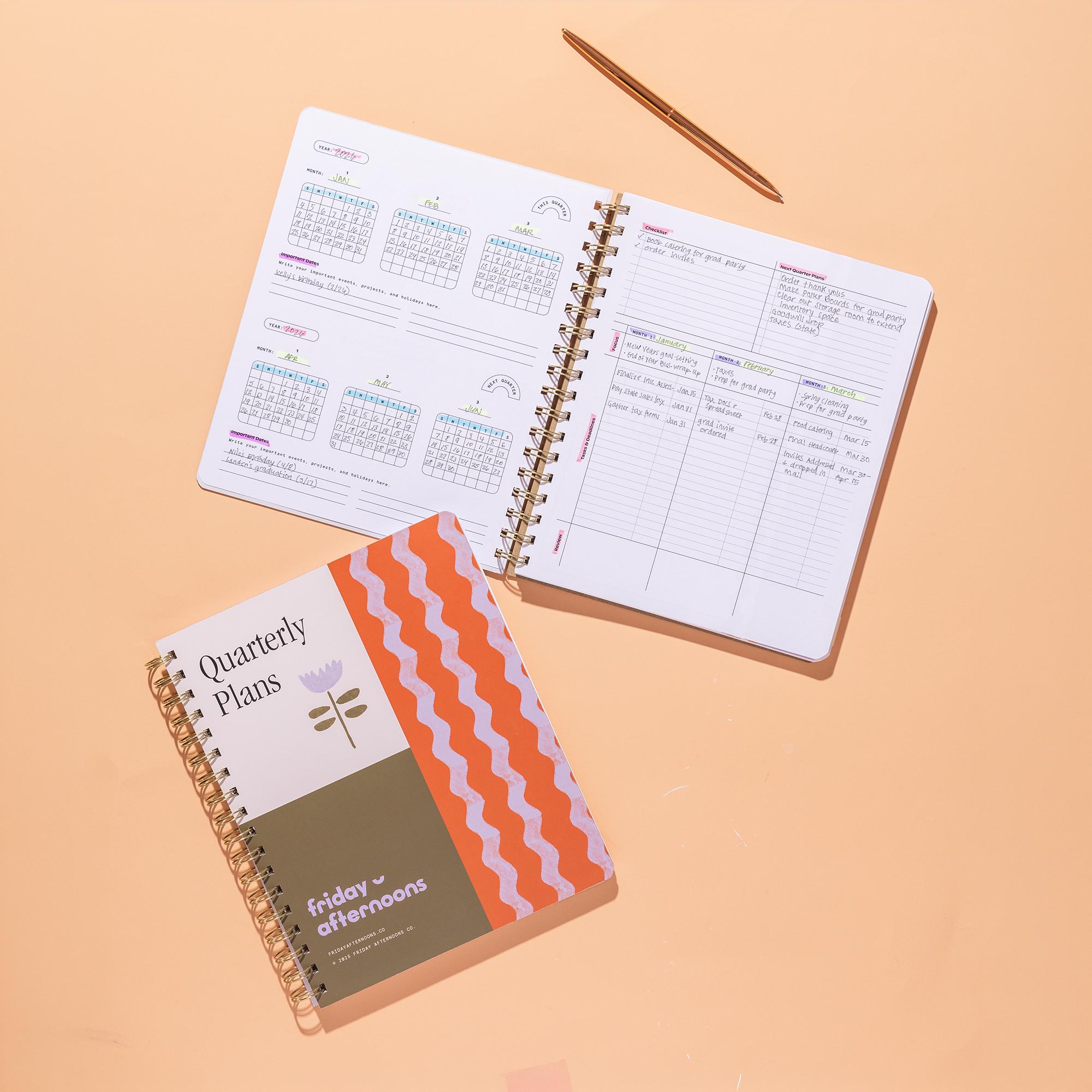 Undated 90-day Planner – Time Blocking, Monthly Weekly Daily Pages - Etsy