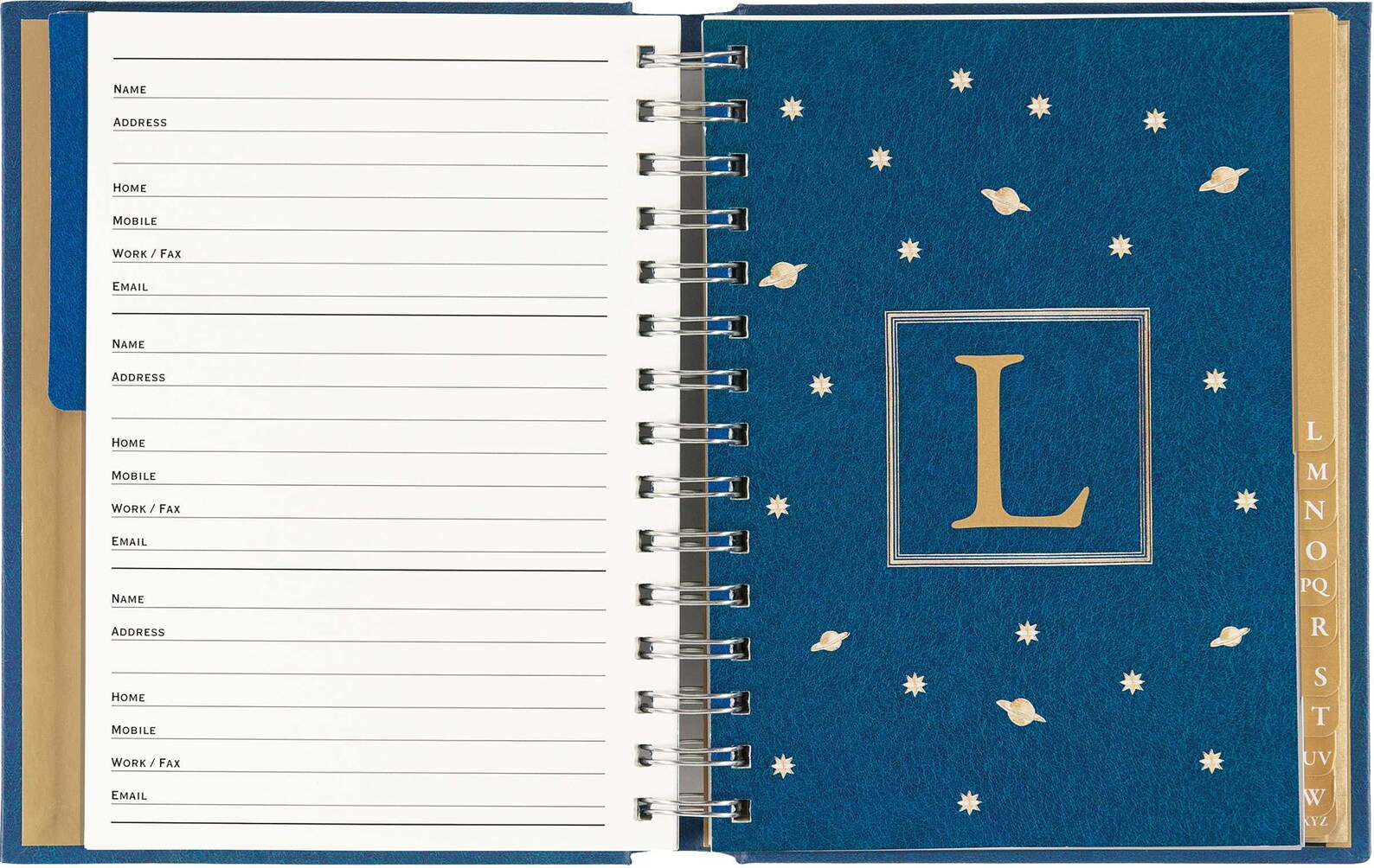 Celestial Large Address Book Etsy