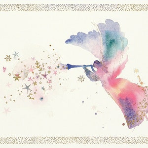 Watercolor Angel Deluxe Boxed Holiday Cards