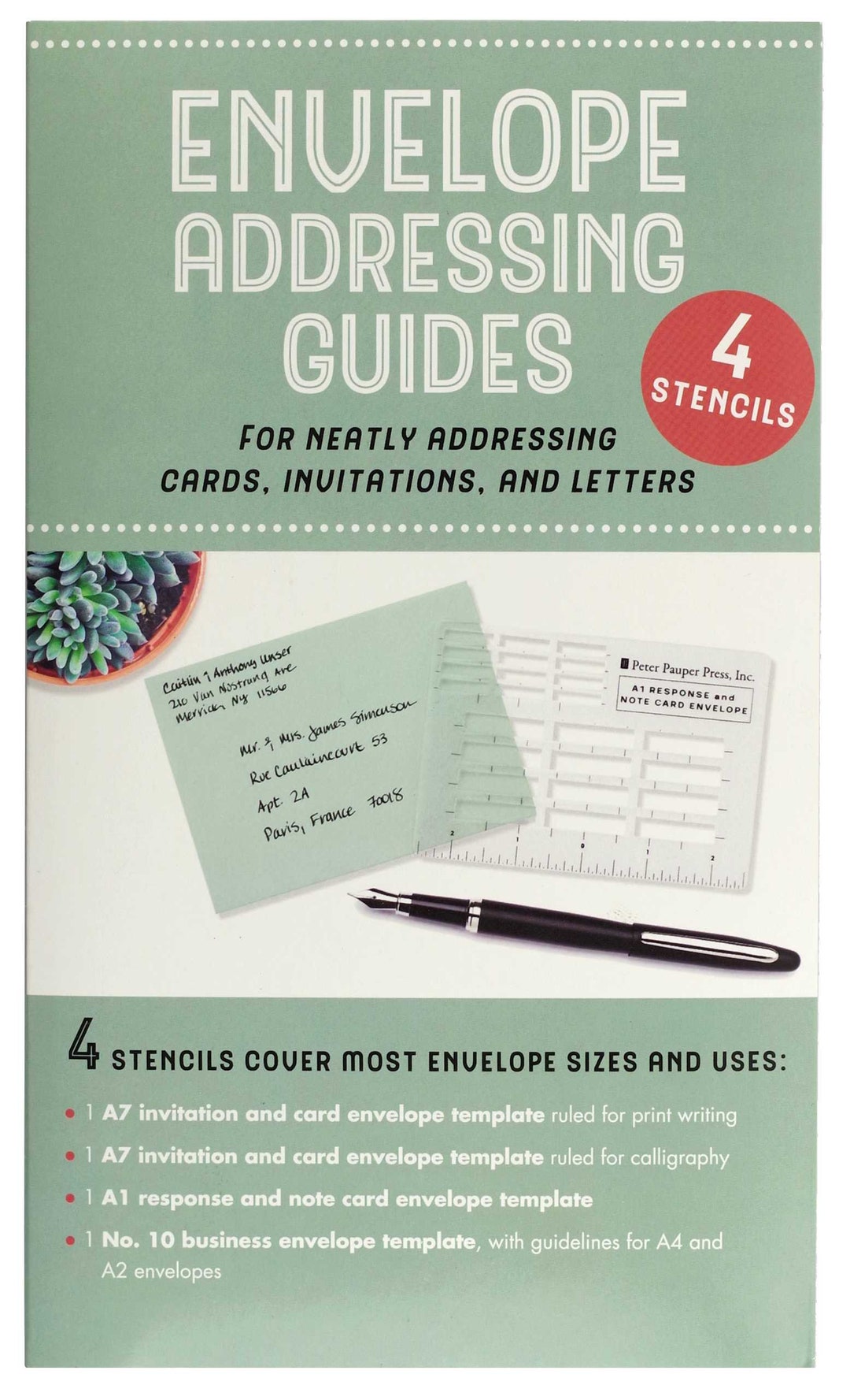 Envelope Addressing Guides - Etsy