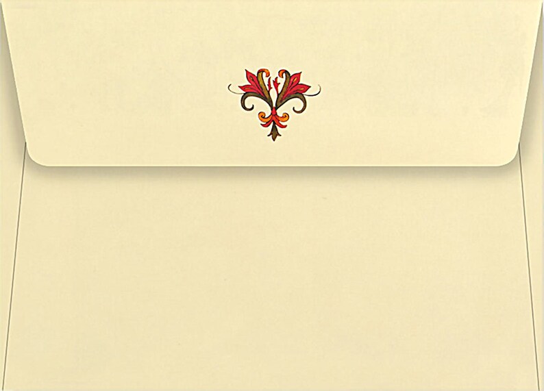 Florentine Note Cards Etsy