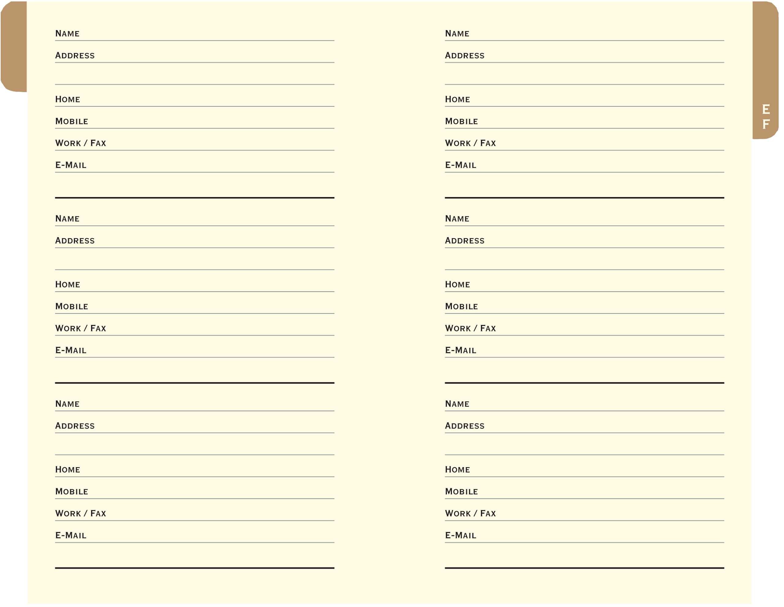 Celestial Small Address Book Etsy