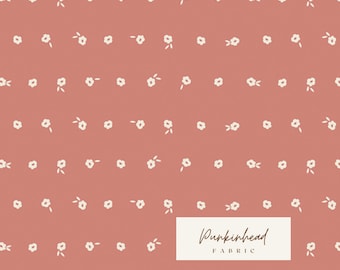 Teeny Weeny Cinnamon from Little Clementine by Art Gallery Fabrics Fall Neutral Red Brown Orange Floral Baby Cotton Quilt Fabric by the Yard