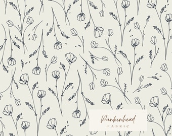 Wildflower Whispers from Gayle Loraine by Elizabeth Chappell Quilter's Candy Art Gallery Fabrics Vintage Floral Cotton Quilting Fabric Yard