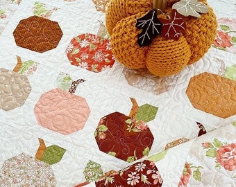 Pumpkin Charms Quilt Pattern by The Pattern Basket - PAPER Pattern,  Halloween and Fall Quilt Pattern, Pumpkin Quilt Pattern