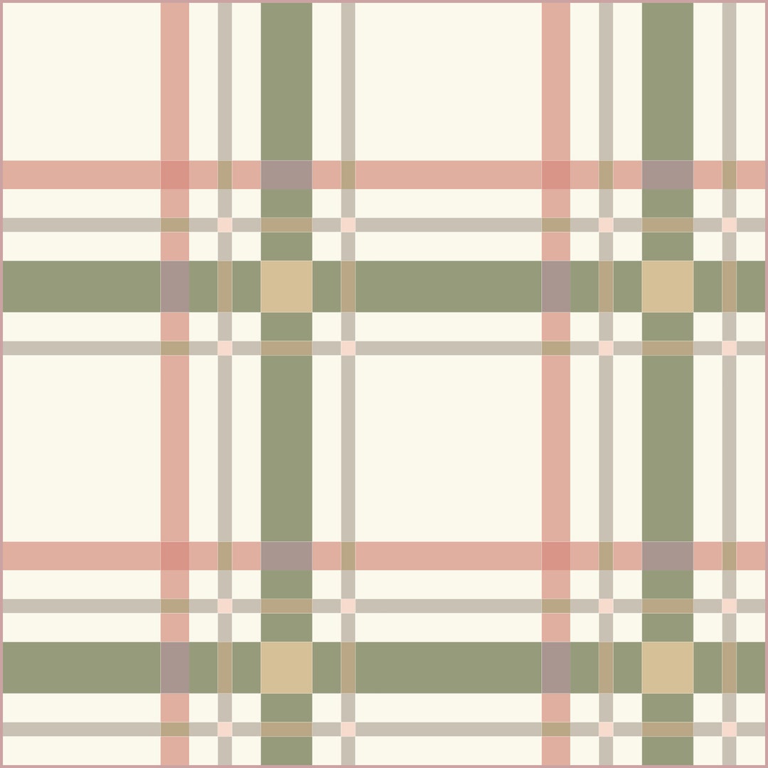 Upscale Plaid Quilt Kit by Lo & Behold Stitchery Spring Easter Paper ...