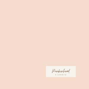 Art Gallery Fabrics Pure Solids Sweet Macadamia, Pink Peach Solid Cotton Quilting Fabric by the Yard