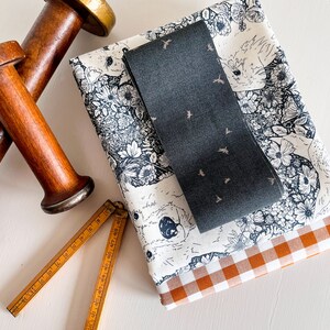 Whole Cloth Quilt Kit, Mountain Woodland Bear Plaid Easy Beginner Baby Boy Lap Quilt Kit