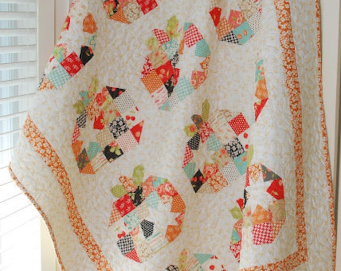 Pumpkin Seeds Quilt Pattern by the Pattern Basket PAPER Etsy