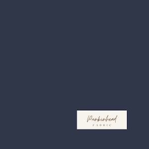 Art Gallery Fabrics Pure Solids Night Sea Navy Blue Solid Cotton Quilting Fabric by the Yard