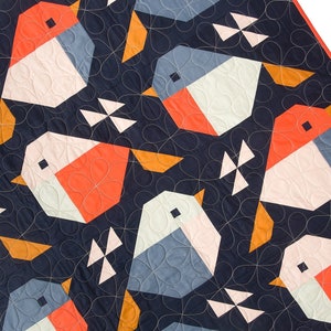 Sparrows Quilt Pattern by Pen + Paper Patterns - PAPER Pattern, Modern Quilt Pattern, Bird Quilt Pattern